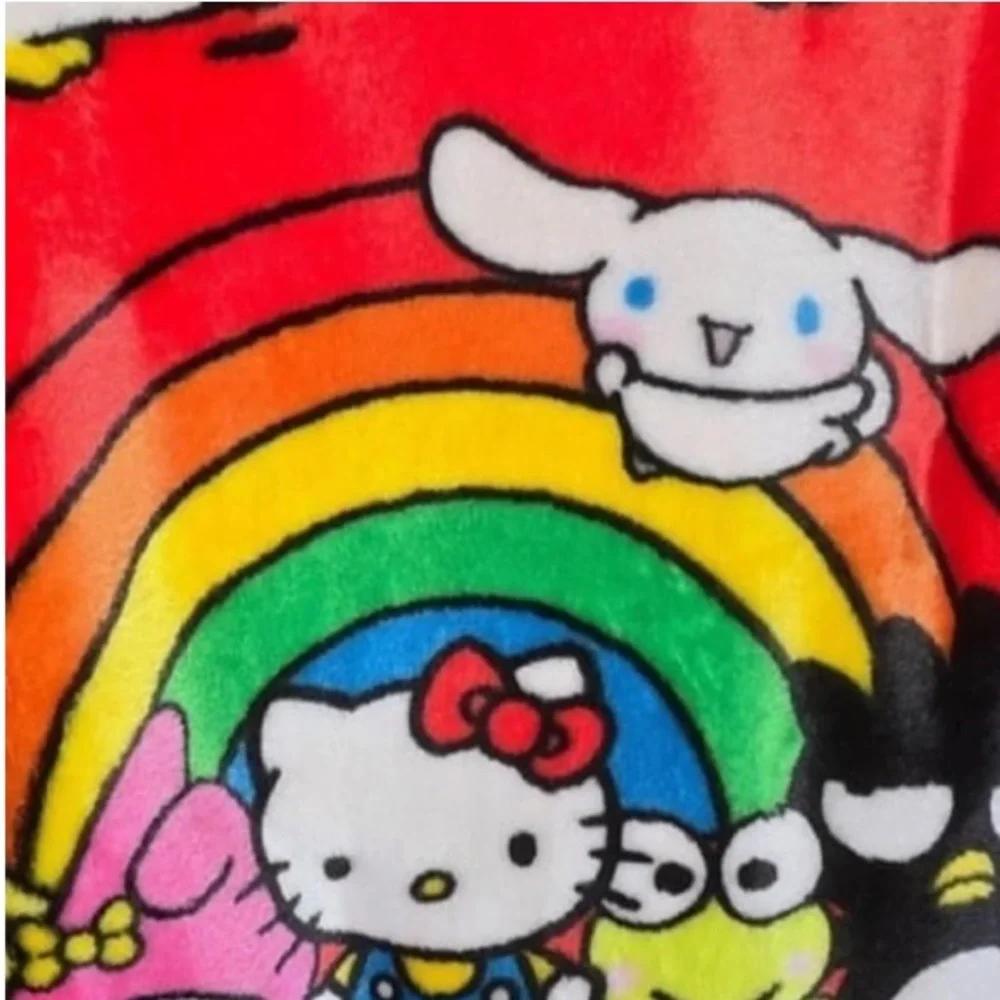 Hello Kitty and Friends Plush Better Together Blanket Throw Large